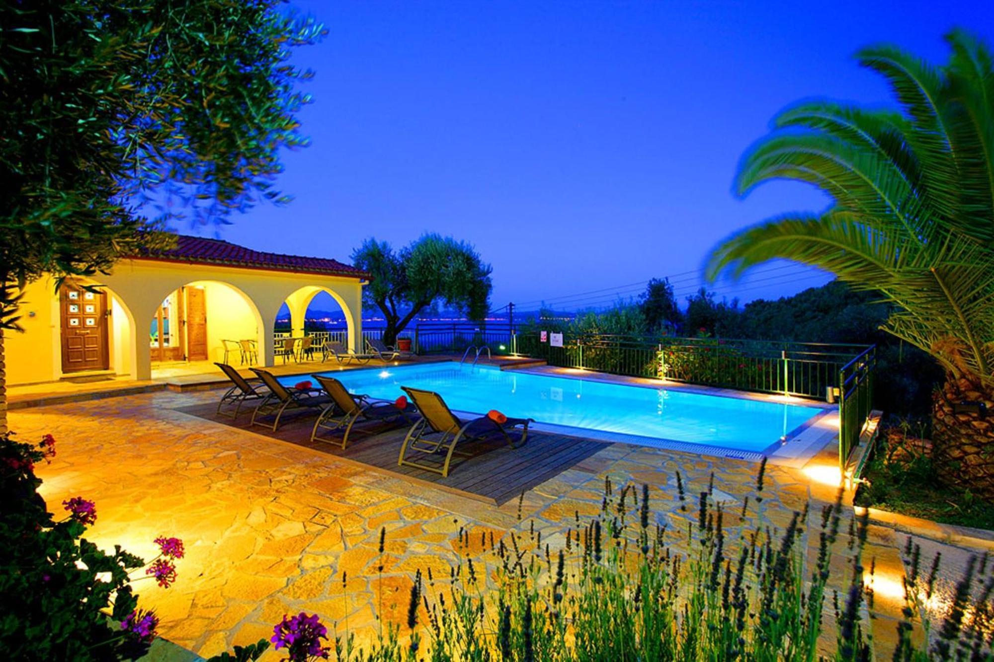 Villa Nitsa Signature Villa In Exquisite Northeastern Corfu Greece Ниссаки Экстерьер фото